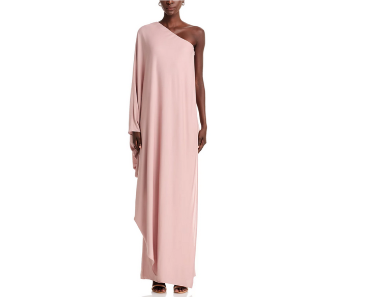 NAOMI x BOSS 2.0 Escapa Draped One Shoulder Gown MSRP $495