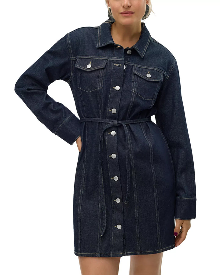 Vero Moda Long Sleeve Denim Dress MSRP $95