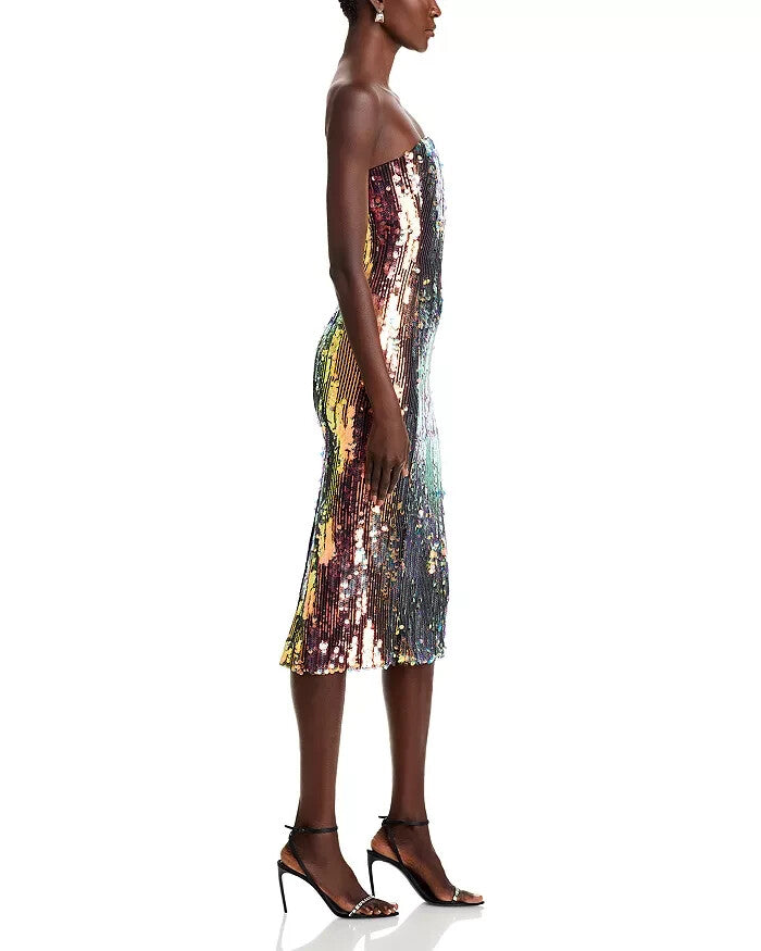 Ramy Brook Oz Embellished Midi Dress MSRP $585
