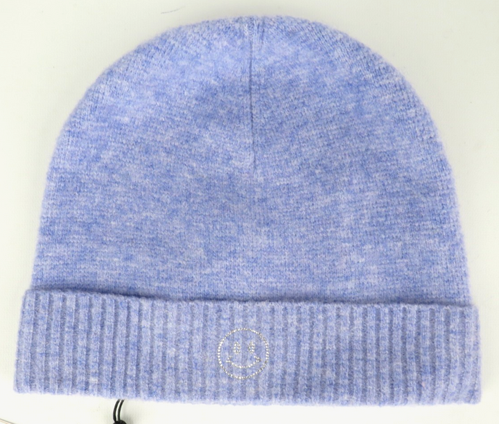 Cinq a Sept Rhinestone Smiley Beanie MSRP $125