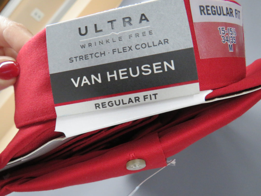 Van Heusen Regular-Fit Ultraflex Dress Shirt MSRP $65