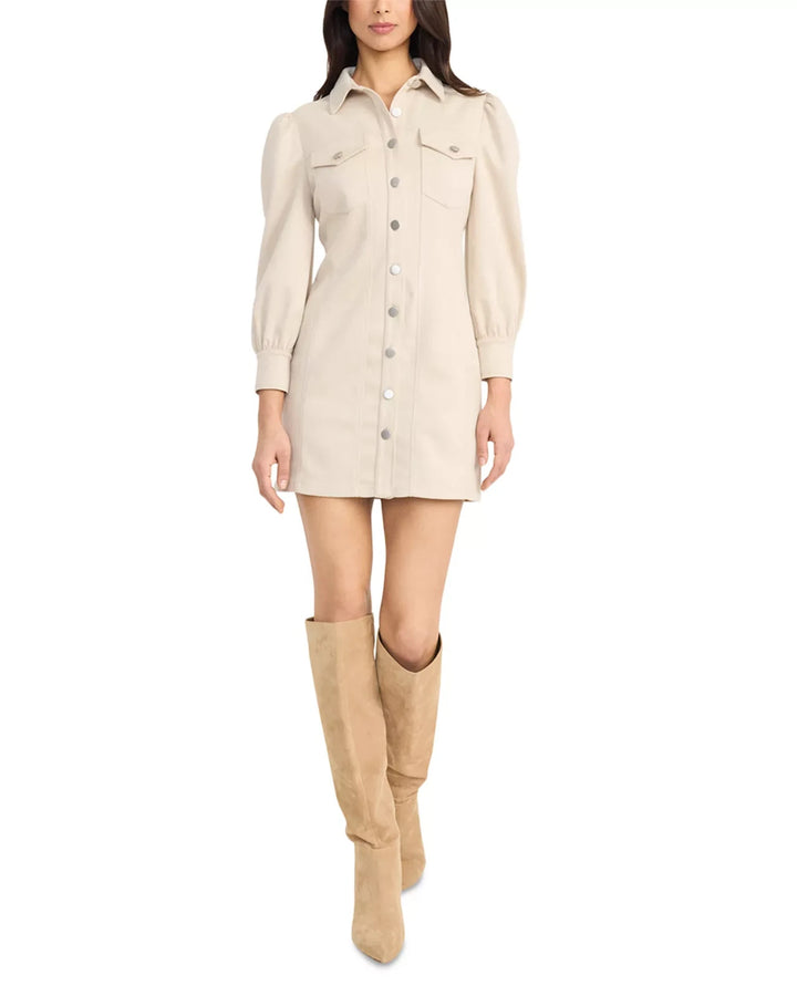 The Good Journey Button Front Shirt Dress MSRP $128