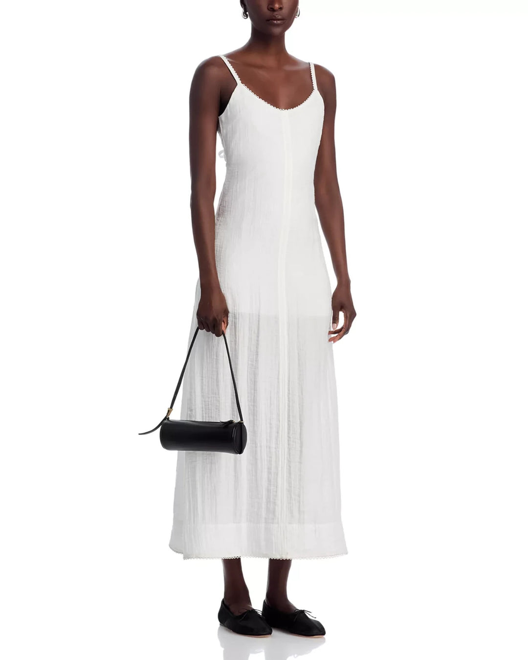 Proenza Schouler White Label Evelyn Crinkle Dress MSRP $495