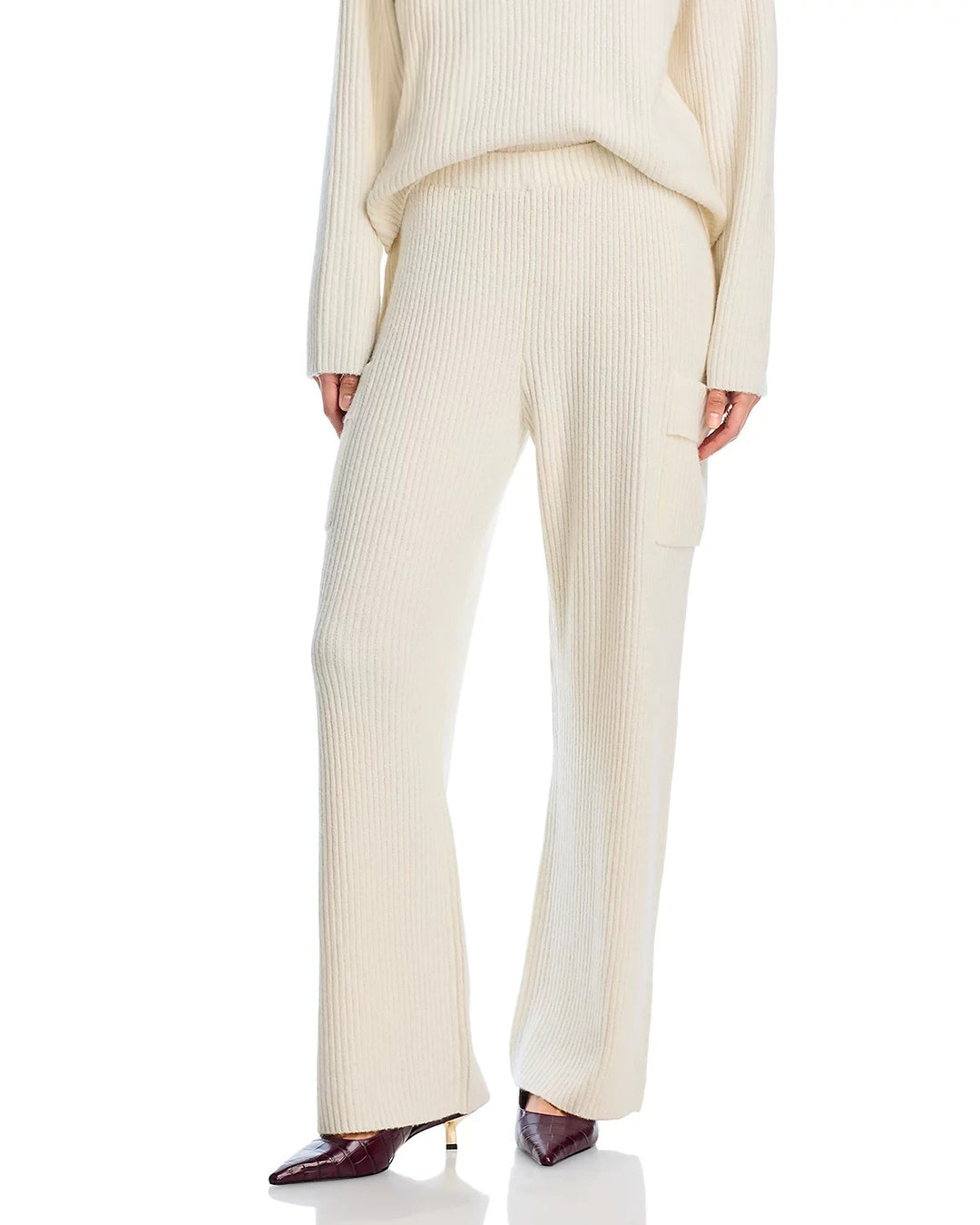 STEVE MADDEN Willa Ribbed Pants MSRP $79