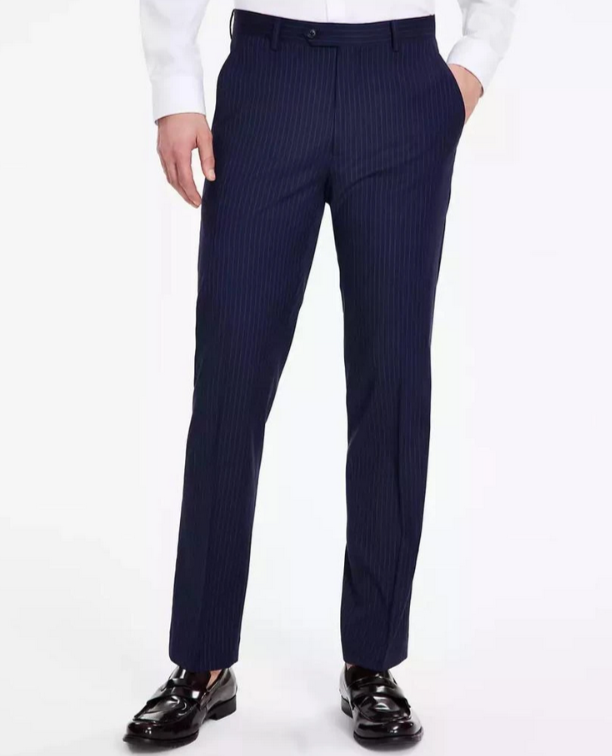 Alfani Slim-Fit Stripe Suit Pants MSRP $135