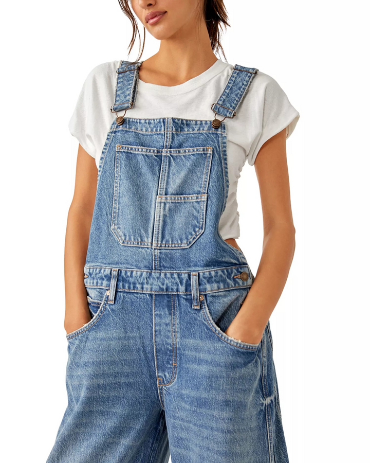 Free People We The Free Good Luck Overalls MSRP $148