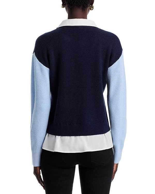 Sioni Color Blocked Layered Sweater MSRP $148