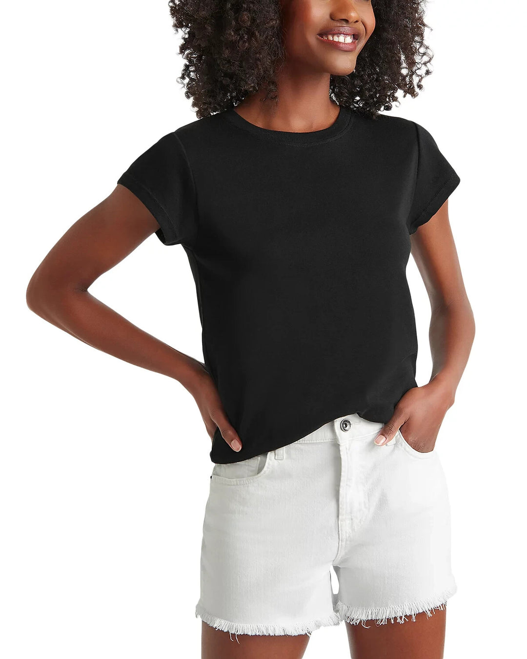 Splendid Faye Crewneck Tee MSRP $48