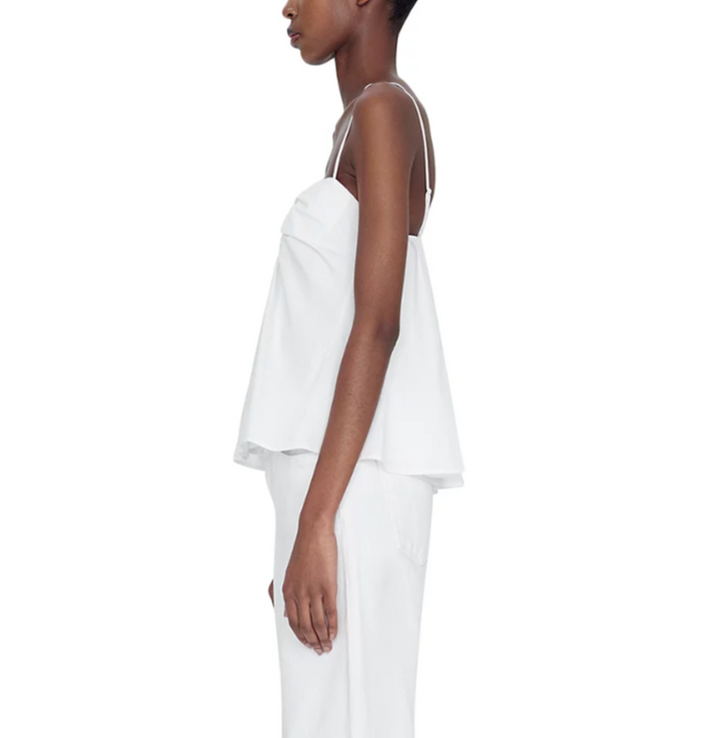 SIMKHAI Kenz Sleeveless Gathered Top MSRP $295