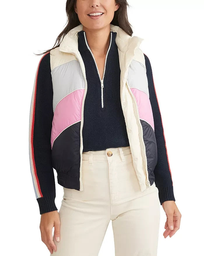Marine Layer Archive Reversible Puffer Vest MSRP $158