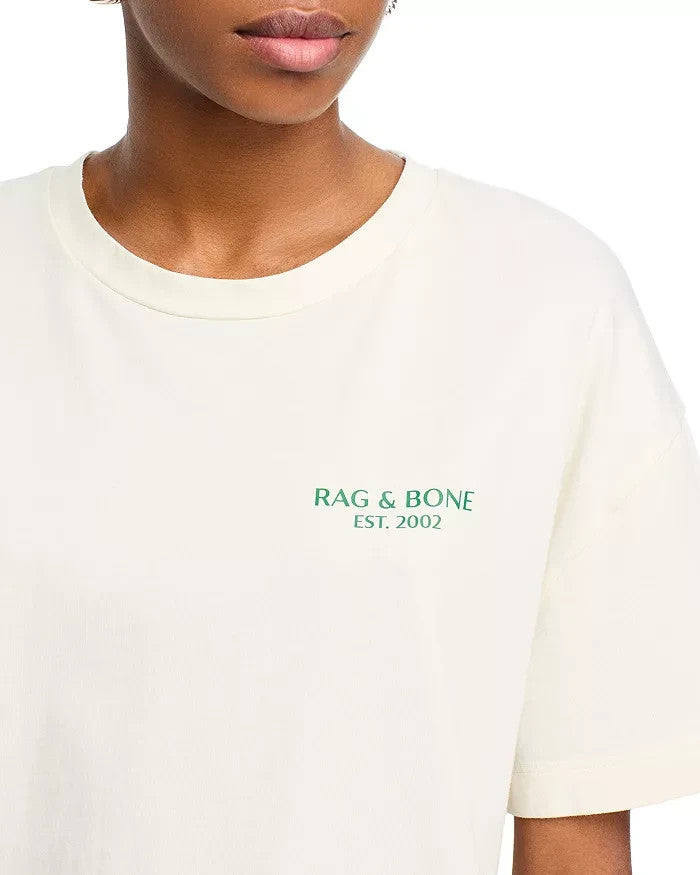 rag & bone Racquet Ball Boyfriend Tee MSRP $118