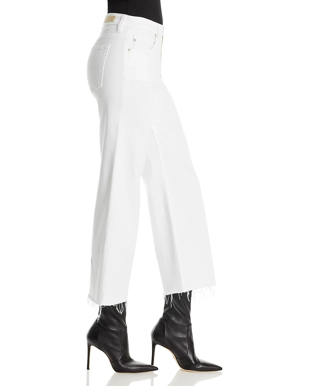 AG Saige High Rise Cropped Wide Leg Jeans MSRP $210