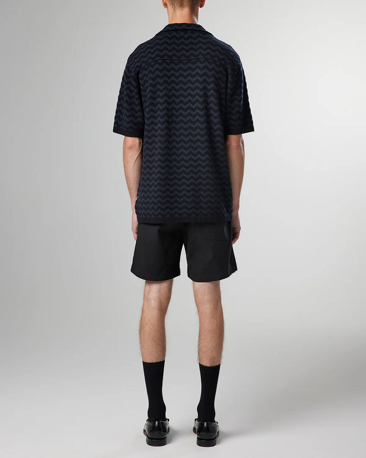 NN07 Julio Knitted Bowling Shirt MSRP $365