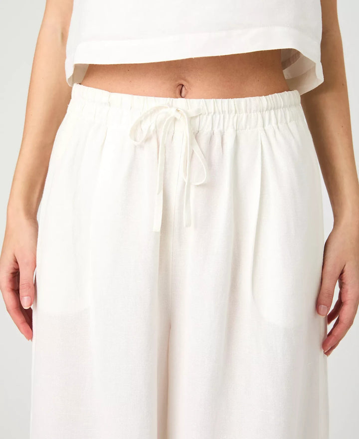 French Connection Women's Birdie Wide-Leg Trousers MSRP $128