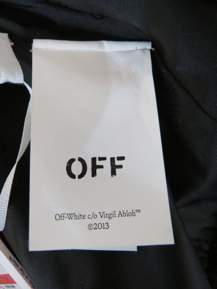 Off-White X Ac Milan 125th Anniversary Embroidered Varsity Jacket MSRP $3500
