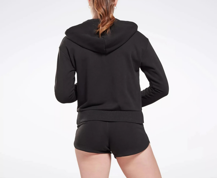 Reebok Women's French Terry Zip-Front Hoodie MSRP $50