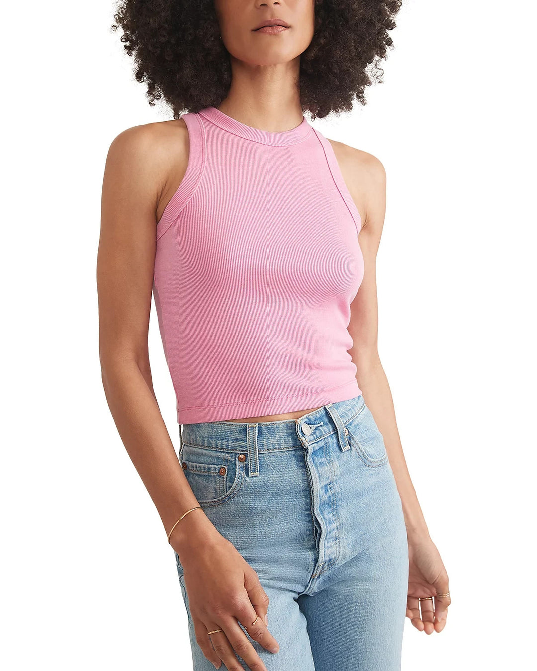 Marine Layer Lexi Ribbed Tank Top MSRP $48