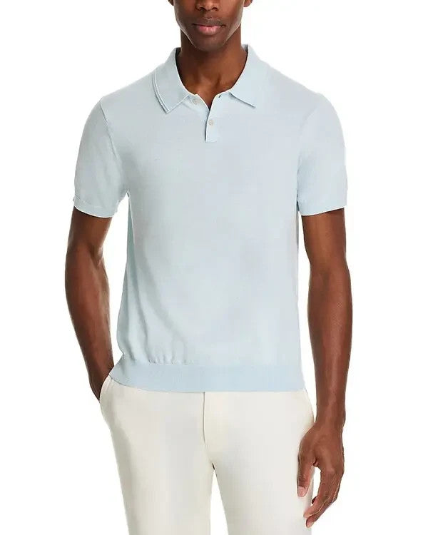 The Men's Store Short Sleeve Sweater Polo MSRP $98