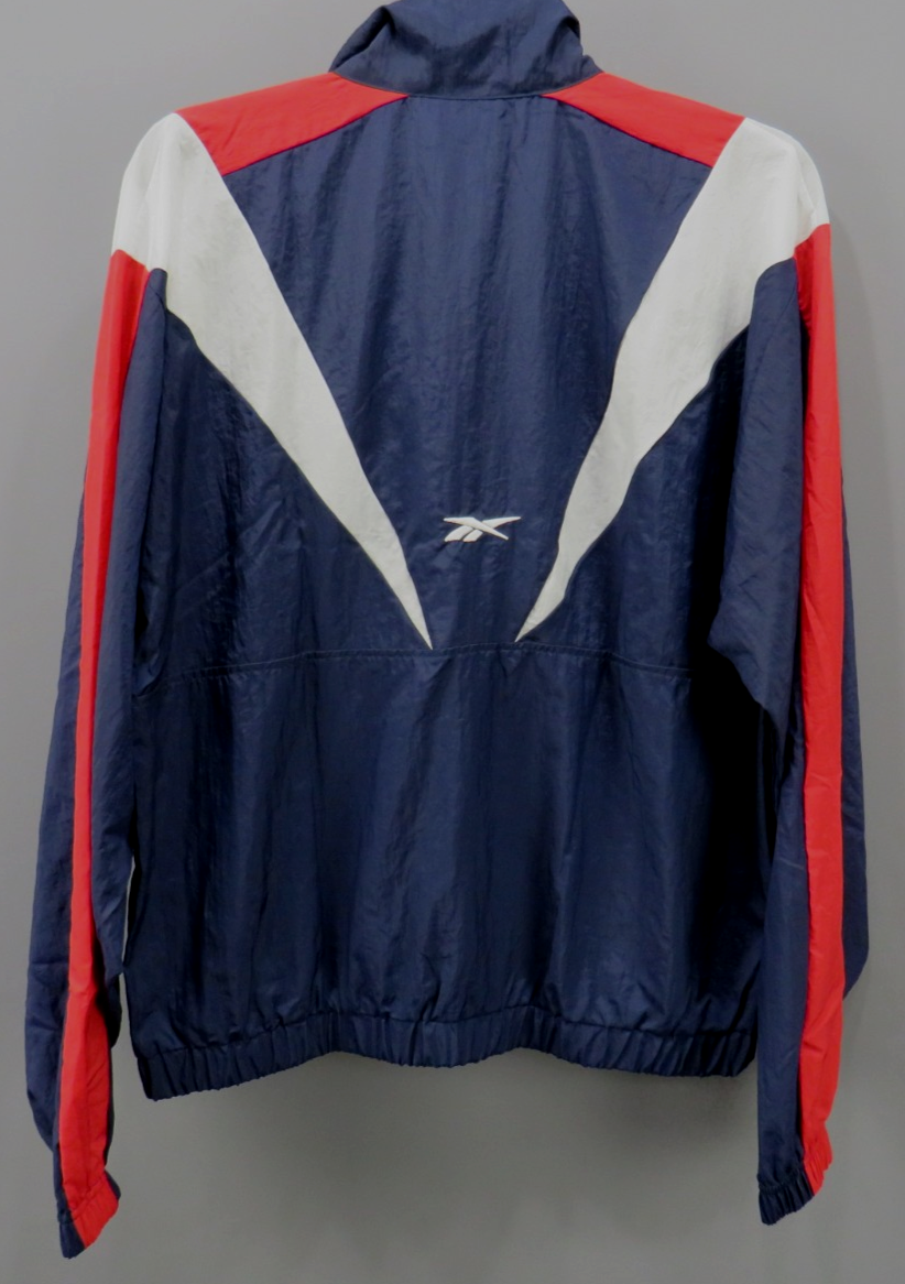 Reebok Back Vector Colorblocked Track Jacket MSRP $60