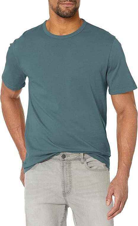 Vince Men's Garment Dye Short-Sleeve Crew Neck T-Shirt MSRP $80