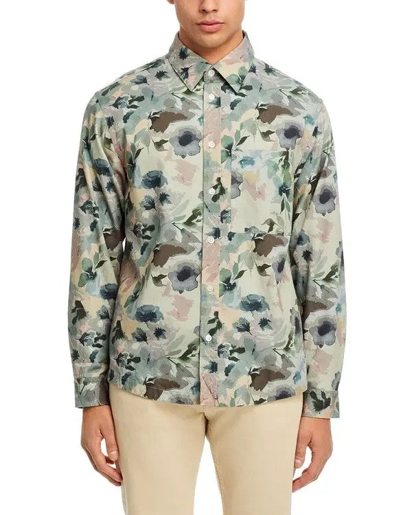 NN07 Hans Regular Fit Button-Down Shirt MSRP $260