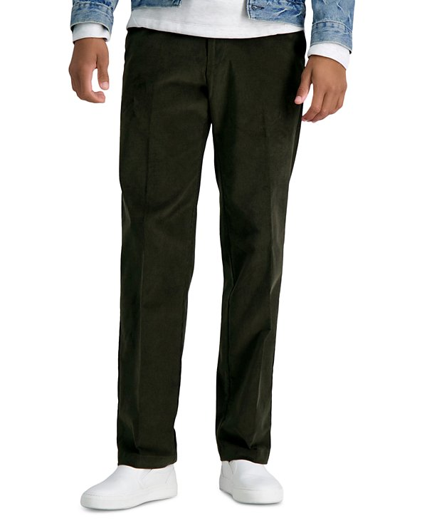 Haggar Men's Classic-Fit Stretch Corduroy Pants MSRP $80