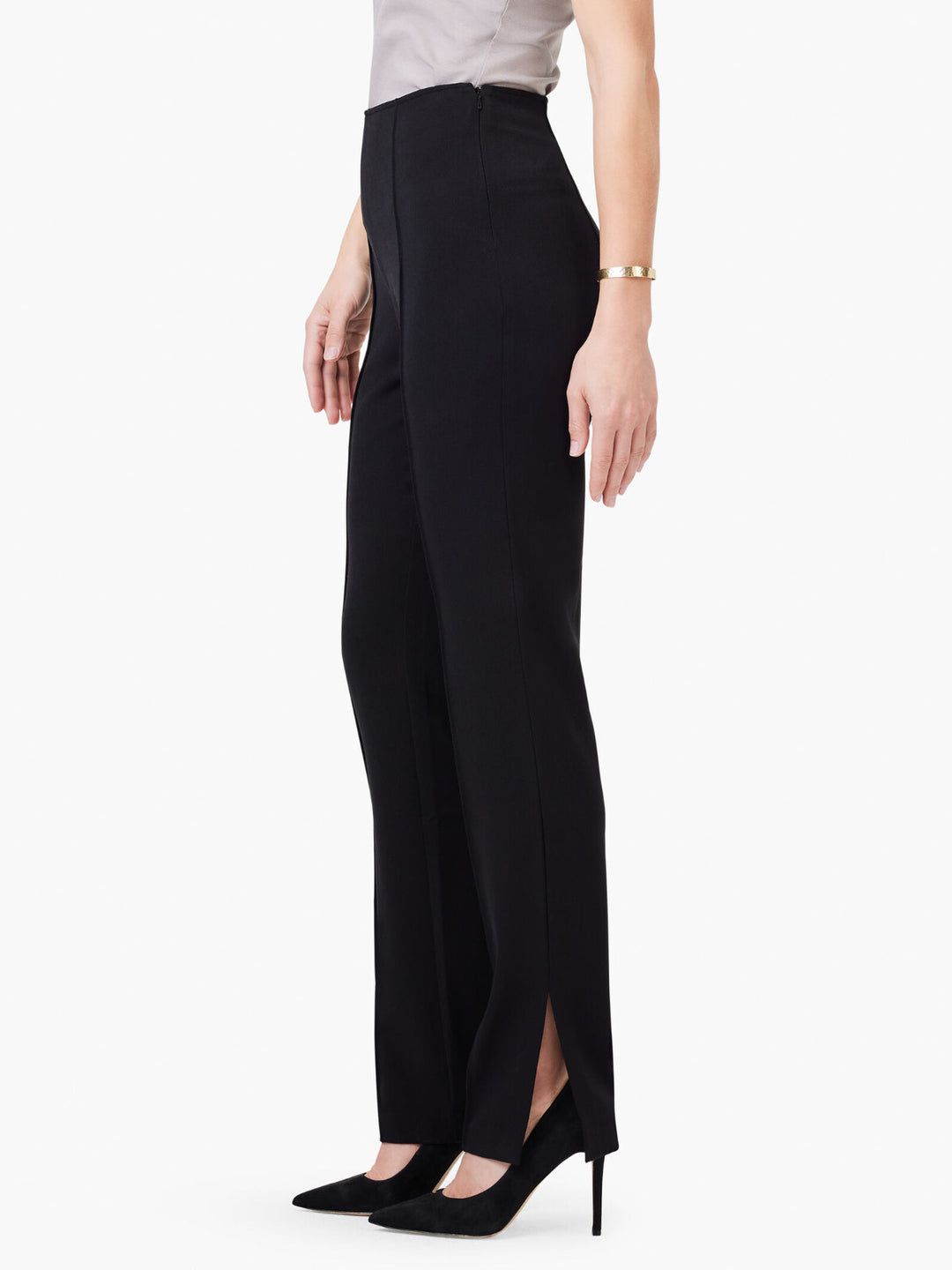 NIC+ZOE Avenue Side Slit Straight Pant MSRP $148