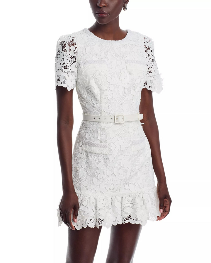 MILLY Garden Lace Mini Dress MSRP $525