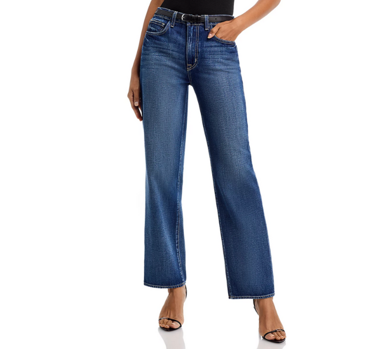 L'AGENCE Jones Ultra High Rise Stovepipe Straight Jeans MSRP $295