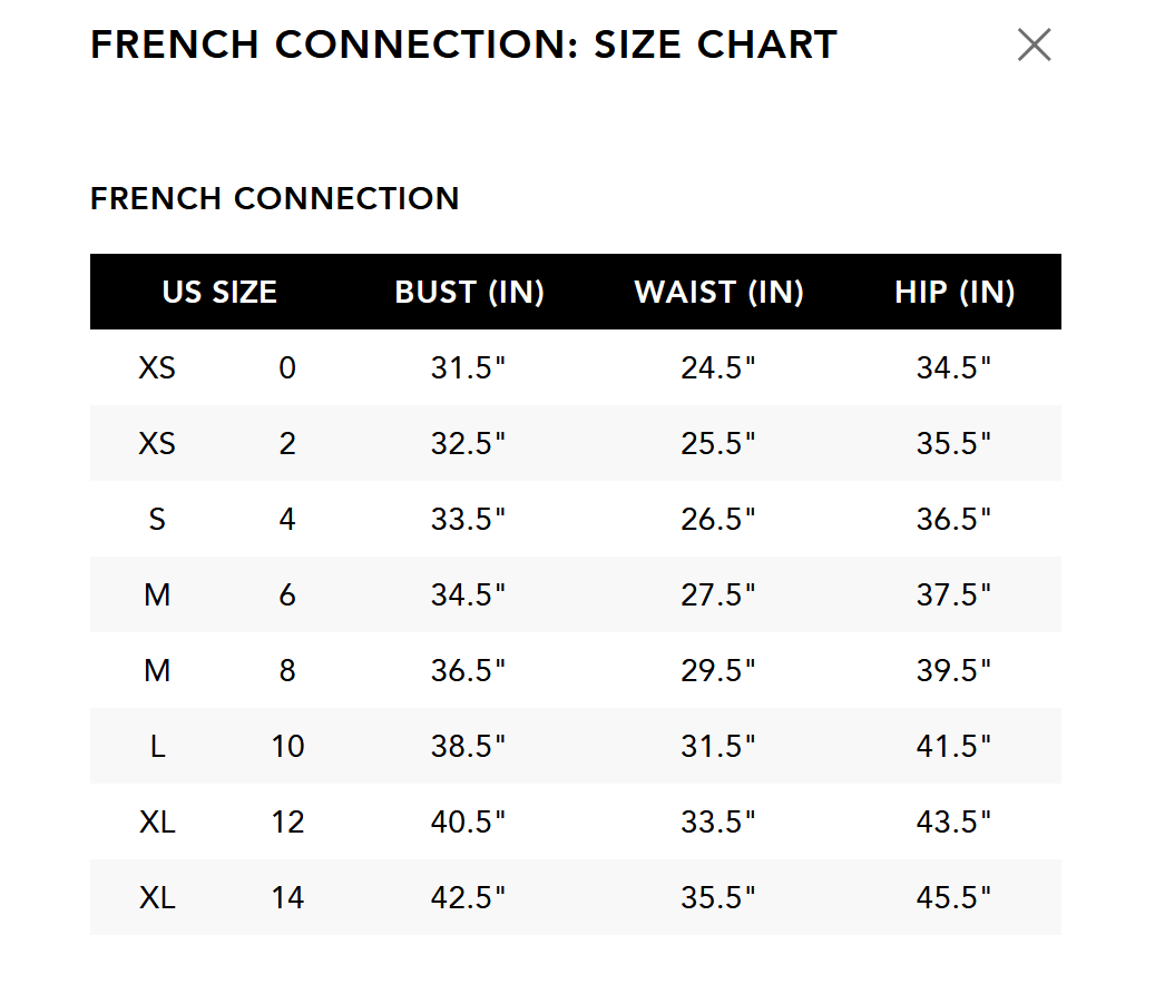 FRENCH CONNECTION Alexis Cropped Top MSRP $88