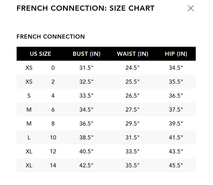 FRENCH CONNECTION Alexis Cropped Top MSRP $88