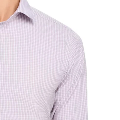Canali Cotton Check Regular Fit Dress Shirt MSRP $365