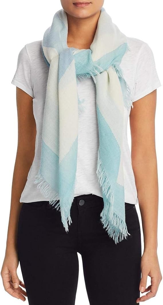 Eileen Fisher Womens Wool Fringe Shawl/Wrap MSRP $168