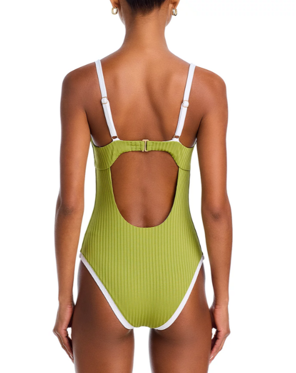 AQUA Underwire One Piece Swimsuit MSRP $108
