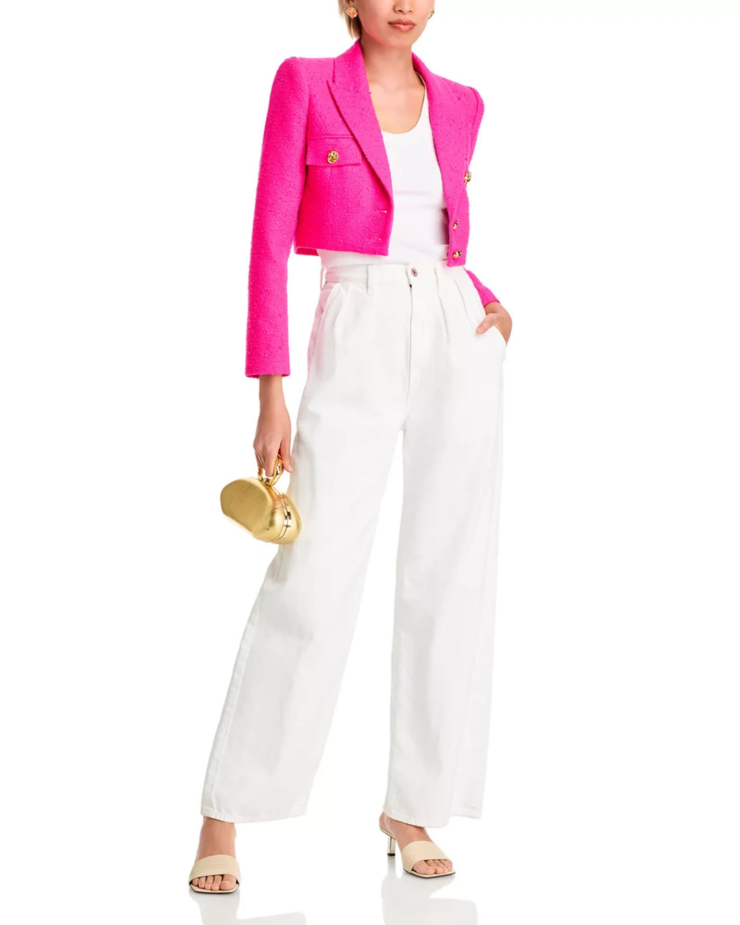 L'AGENCE Maura Cropped Jacket MSRP $650