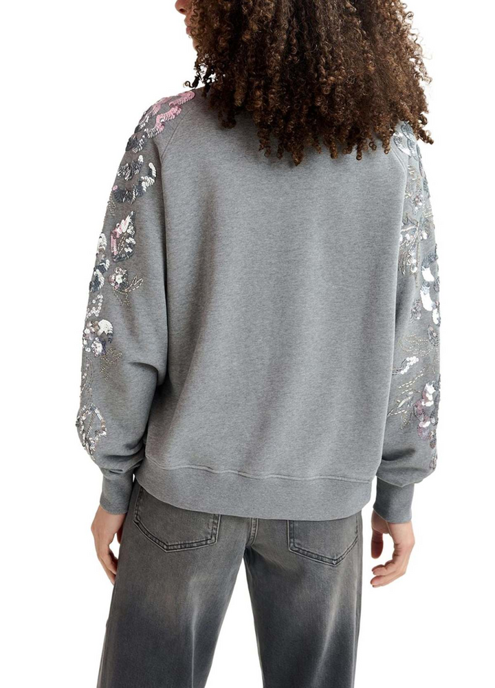 Essentiel Antwerp Embellished Sweatshirt MSRP $330