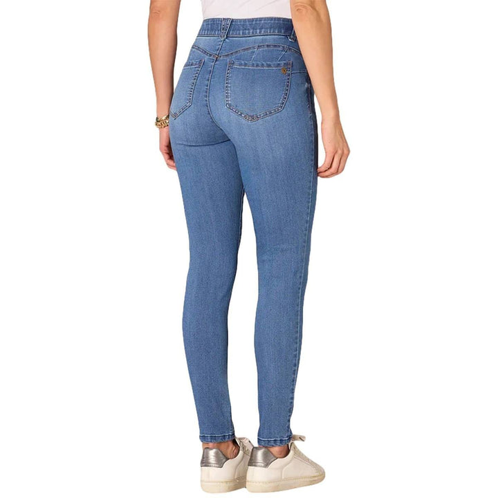 Democracy Petite "Ab" solution Mid-Rise Jeggings MSRP $78