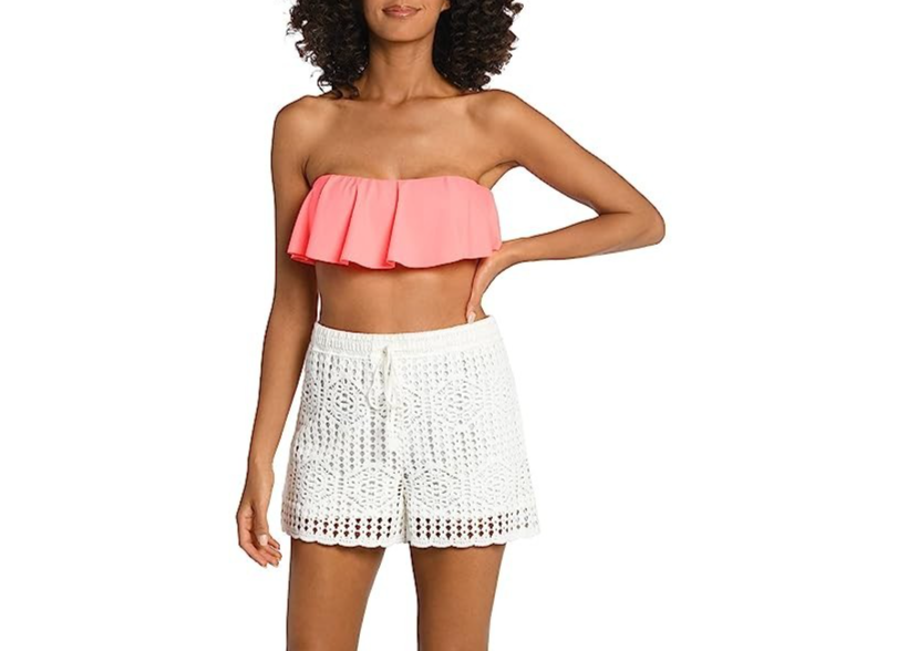 La Blanca Beach Swim Cover up Shorts MSRP $73