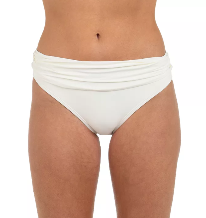 La Blanca Island Goddess Shirred Bikini Bottom MSRP $65