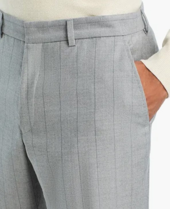 Vince Tonal Striped Classic Fit Suit Pants MSRP $348