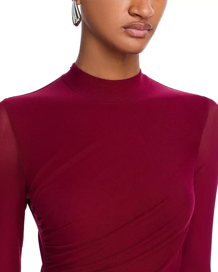 Bardot Liyana Ruched Side Midi Dress MSRP $129