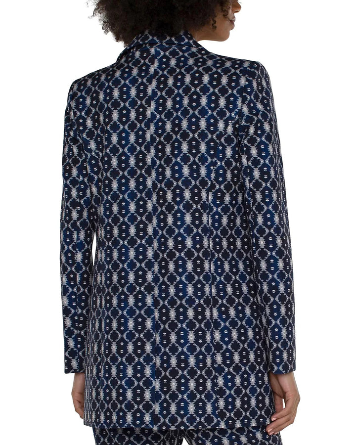 Liverpool Los Angeles Button Front Boyfriend Blazer MSRP $139