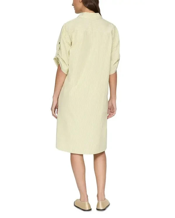 Lafayette 148 New York Tab Sleeve Popover Dress MSRP $798