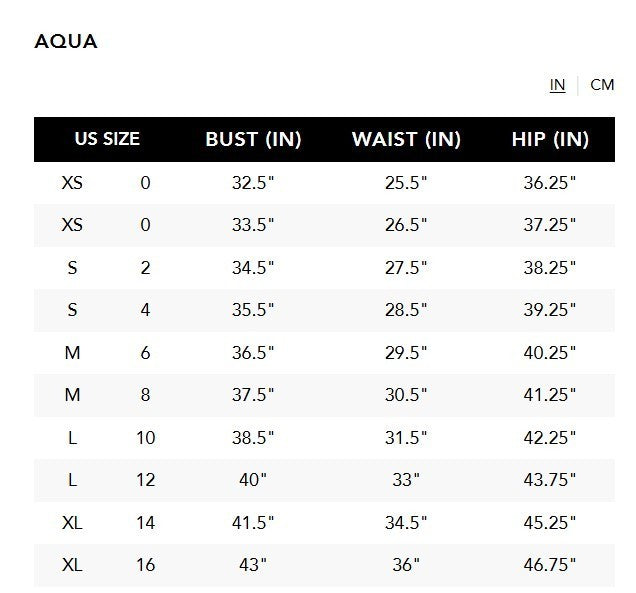 AQUA Clip Dot Top MSRP $68