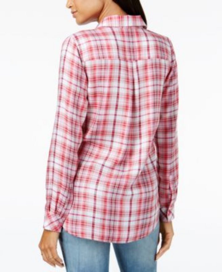 Maison Jules Plaid Shirt MSRP $59