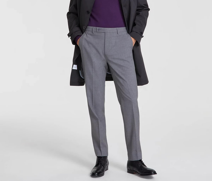 Calvin Klein Men's Slim-Fit Solid Dress Pants MSRP $95