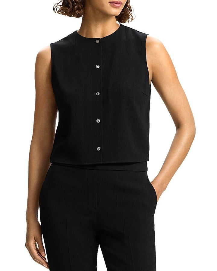 Theory Sleeveless Shell Top MSRP $245