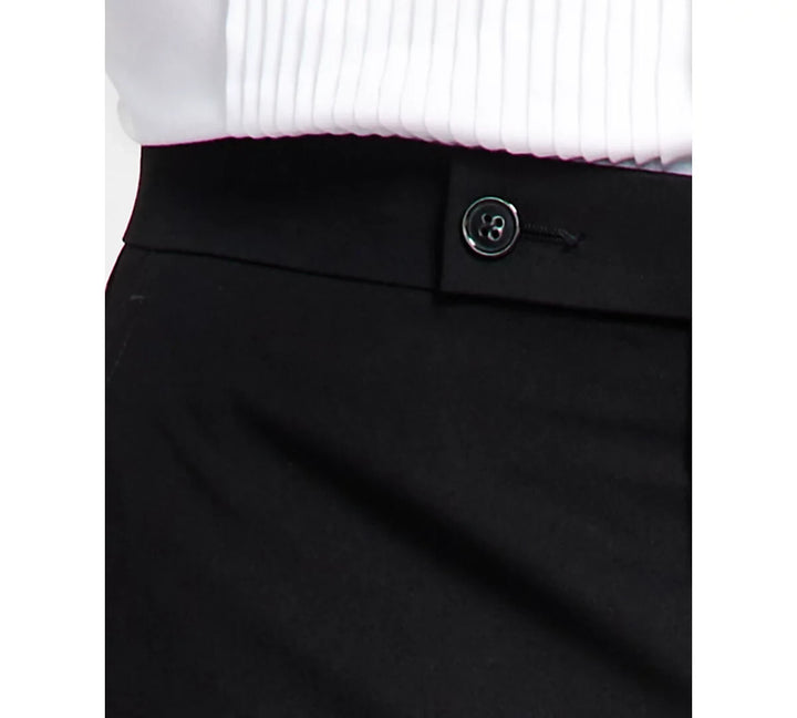 Alfani Men's Classic-Fit Stretch Black Tuxedo Pants MSRP $135