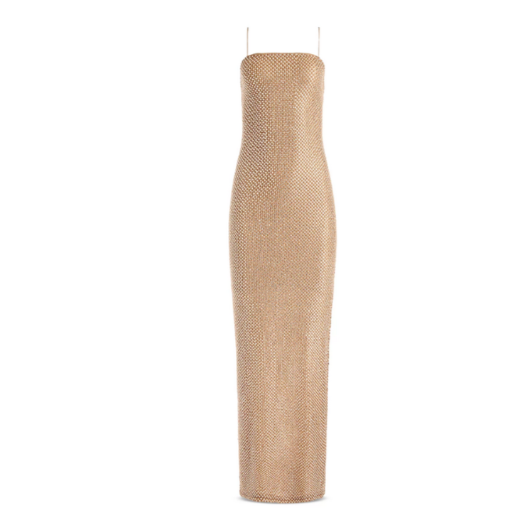 Alice and Olivia Fifi Embellished Sleeveless Gown MSRP $1495