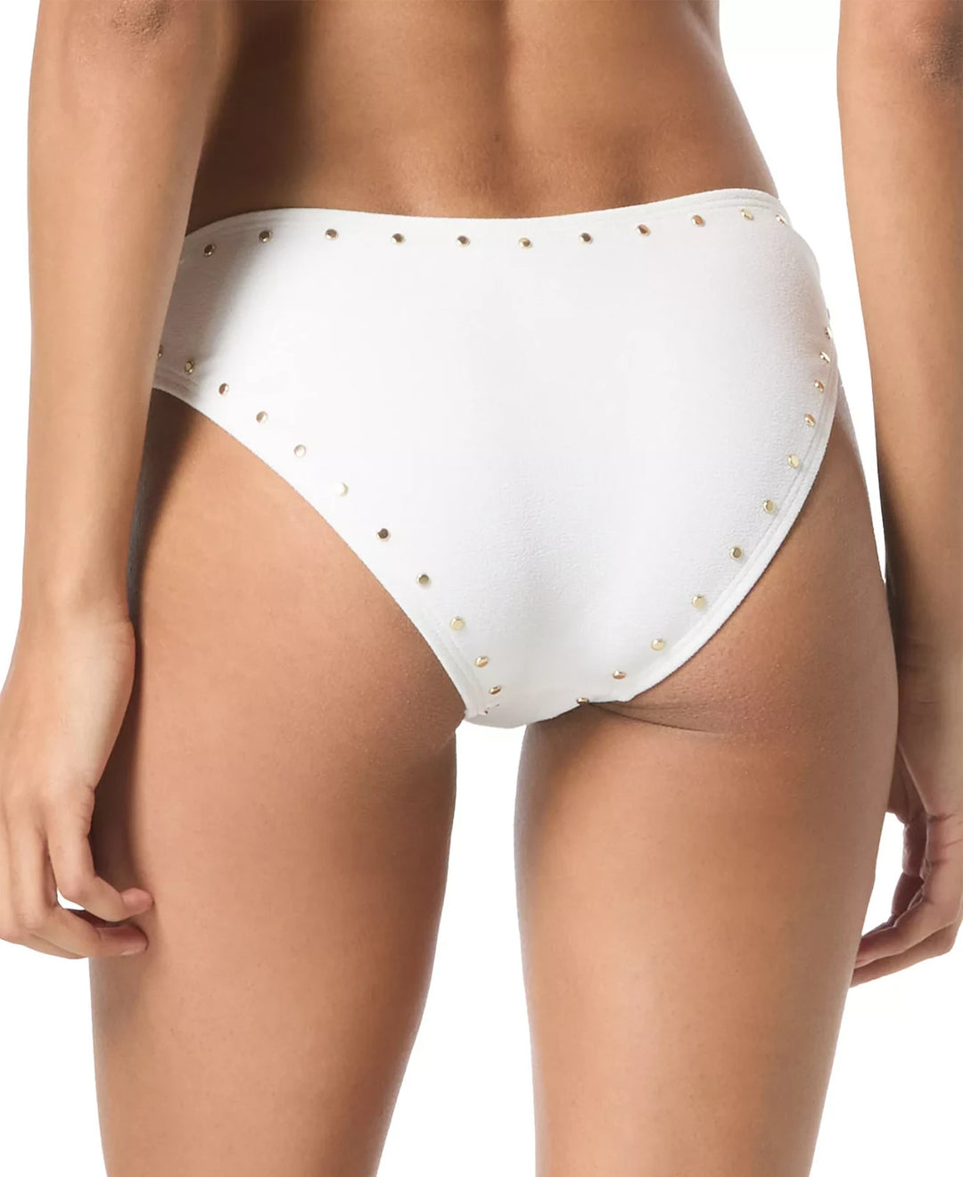 MICHAEL Michael Kors Crepe Side-Ring Studded Bottoms MSRP $86